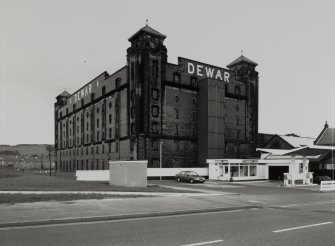 Perth, Glover Street Works, Messrs. Dewar Distillery.
General view of East bond from North-East.