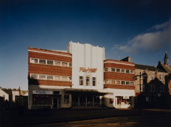Perth, Murray Street, Playhouse Cinema.
General view from south south west of south frontage of Playhouse Cinema, overlooking Murray Street