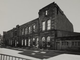 Perth, Tay Street, Baptist Church.
View from NNW during demolition.