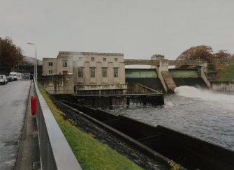 General view of power station and dam from SE