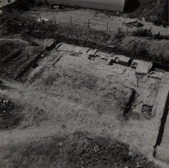 Perth, Whitefriars Street, Carmelite Friary Excavation.
High level view of excavation, view 9.