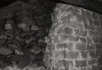 Interior.
Detail of roof showing chimney lumb.