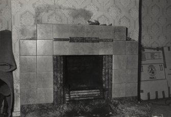 Interior.
Detail of 1940's fireplace.