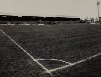 Perth, Dunkeld Road, Muirton Park Stadium.
General view of pitch and stand from East.