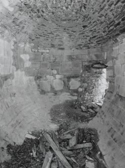 Interior View from SSE showing ashlar and rubble linings