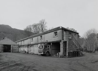 Garages/Workshops. N Range. View from SE