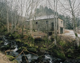 View of sawmill from ENE