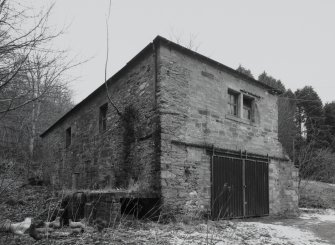 View of sawmill from N