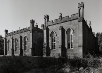 Taymouth Castle.  East range, view from North East.