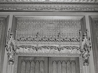 Taymouth Castle.  1st. floor, Chinese drawing-room, detail of decoration above door to anteroom.