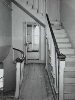 Interior. View of staircase to attic