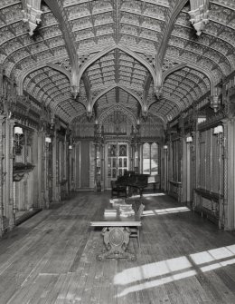 Taymouth Castle.  1st. floor, Library, view from North.