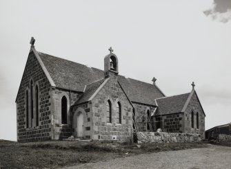 View of church from SW