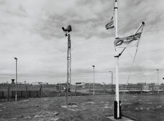 View over airfield from ESE.