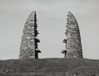 View of cairn from S