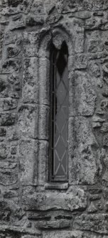 Detail of window in N wall of choir.