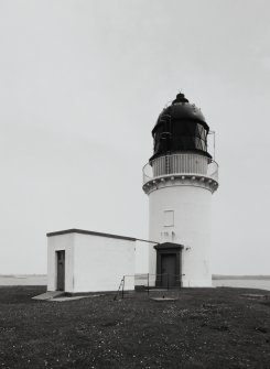 View of lighthouse tower and store from NW