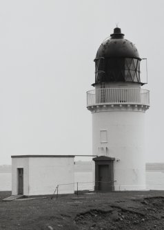 View of lighthouse tower from SW