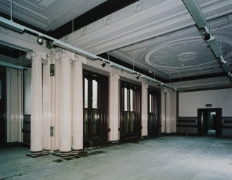 Interior. Ground floor, ballroom, view from NE