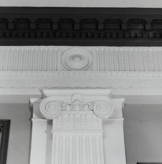 Interior. Ground floor, ballroom, detail of pilaster capital