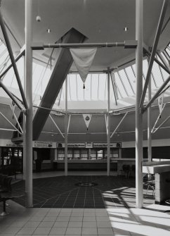 Interior view within new terminal building, which was opened in 1997