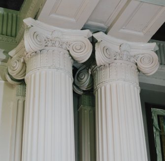 Interior. Ground floor, ballroom, detail of column capitals