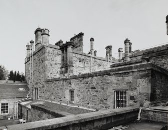 Mansion, Western portion, view from South West.