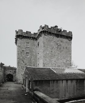 Tower, view from East.