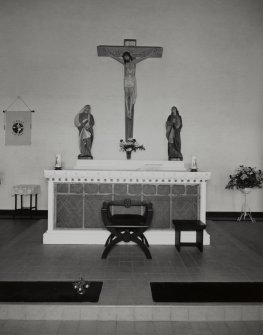 View of main altar from West