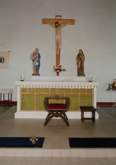 View of main altar from West