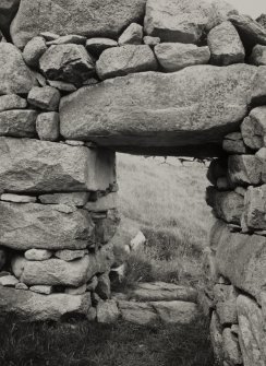 Blackhouse C.
View of North building interior.