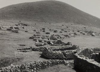 Village, Houses 12,13,14,15,16.
View of houses from rear, West.