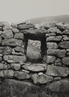 Blackhouse C.
View of South building interior.