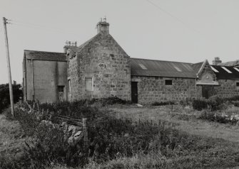 Steading, S end of E range, view from E