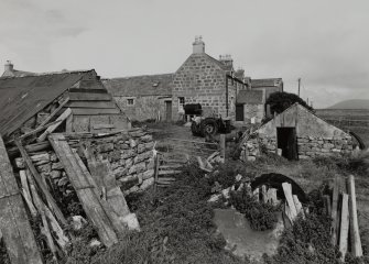 Steading, W range, S end, view from SW