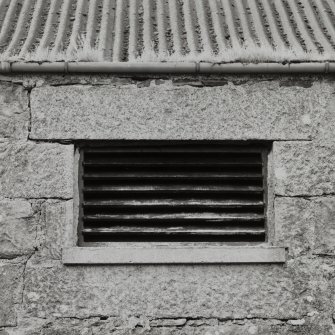 Steading, E range, detail of wall vent