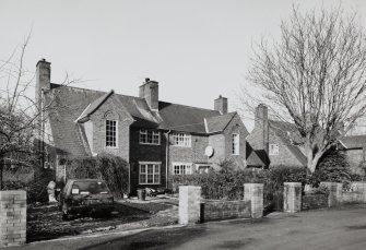 View from SE of former Officers' semi-detachedhouses at Blackbank (NY 3477 6756)