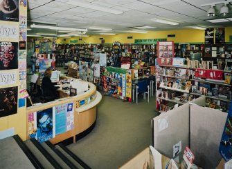 Interior 1st floor View of library from NE