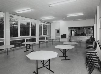 Interior View of N canteen space from W