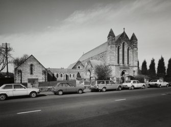 Edinburgh, East Fettes Avenue, St Luke's Parish Church.
General view from South East.