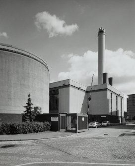 View of boilerhouse from SW.