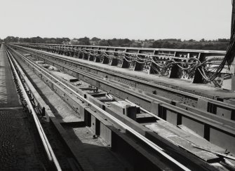 Detail of the deck on the South approach viaduct.