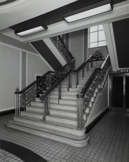 Interior. Rotunda. Staircase. Detail.