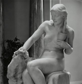 Interior. Rotunda. Statue of Circe and the Boar. Detail.