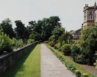 Terrace to South of main house, view from East.