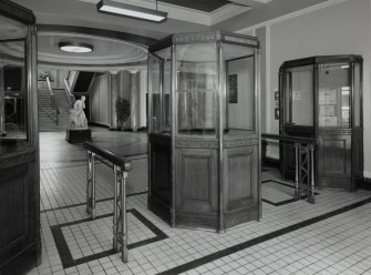 Interior. Rotunda entrance paybooths.