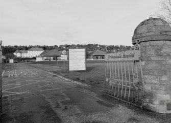 Detail of W entrance gates