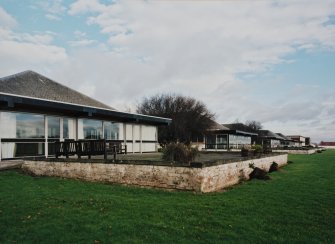 View of wards and terraces from W