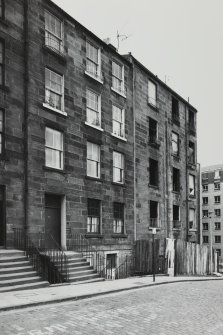 23, 24 Gayfield Square
View from South West, showing No 24 derilict
