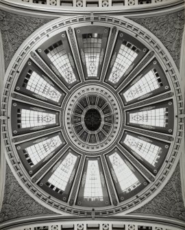Banking hall, central dome, plan view